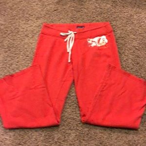 AE red sweats